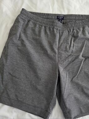J. Crew Grey Heathered Athletic Shorts